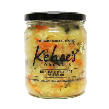 Kehoeâ€™s Kitchen Dill, Kale and Carrot Sauerkraut 410g